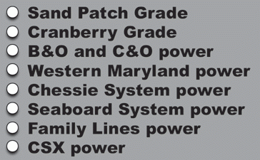 D-136: Mountain Grades of the B&O