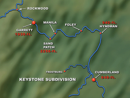 D-136: Mountain Grades of the B&O