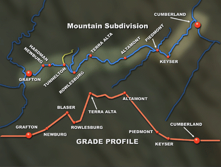 D-136: Mountain Grades of the B&O